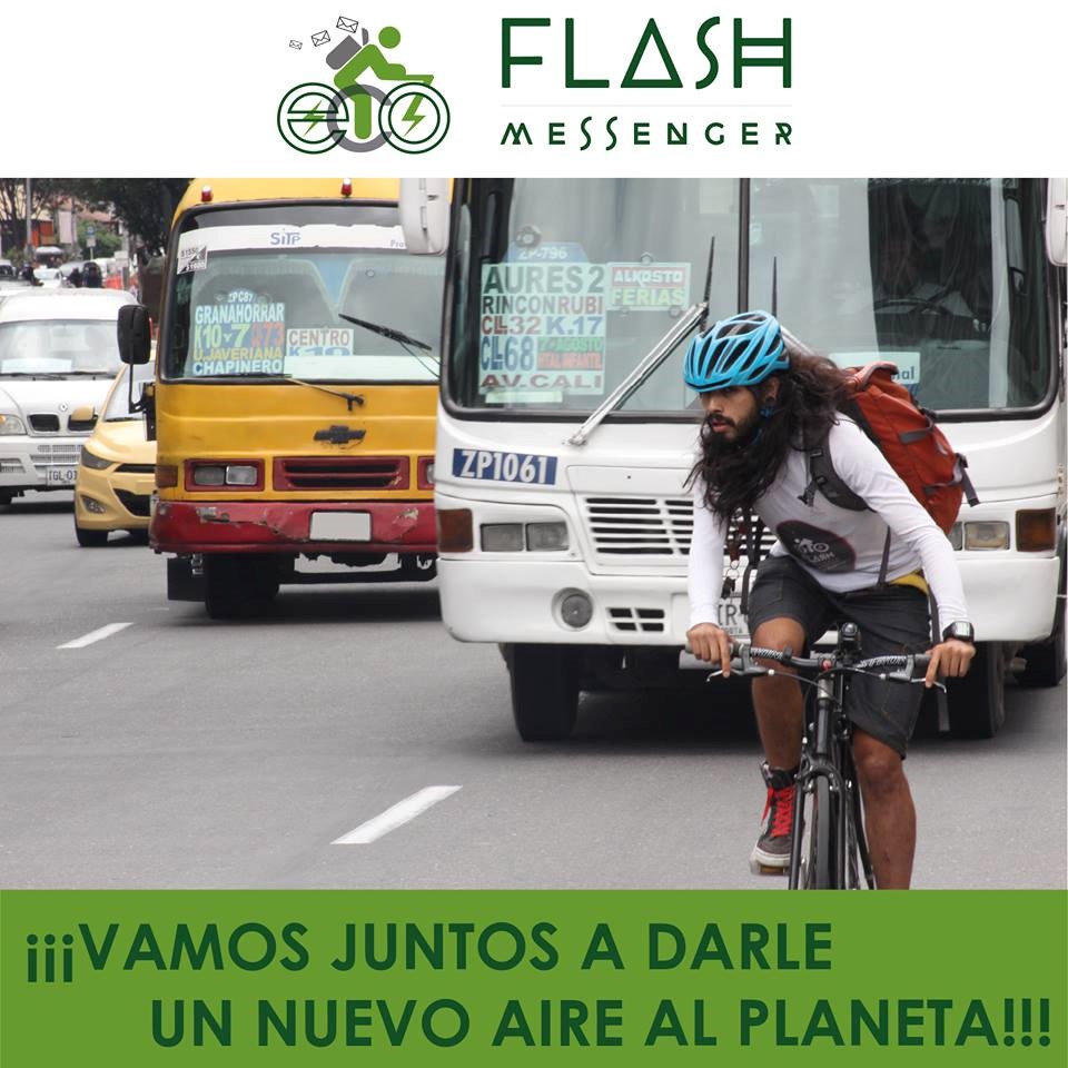 Imagen 2 Bici mensajería en autopistas de Bogotá