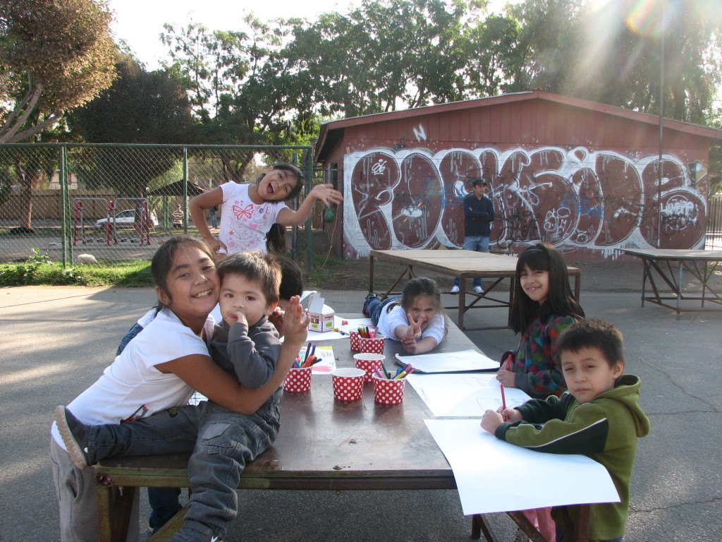 Imagen 4. Participación de niños a través de dibujos