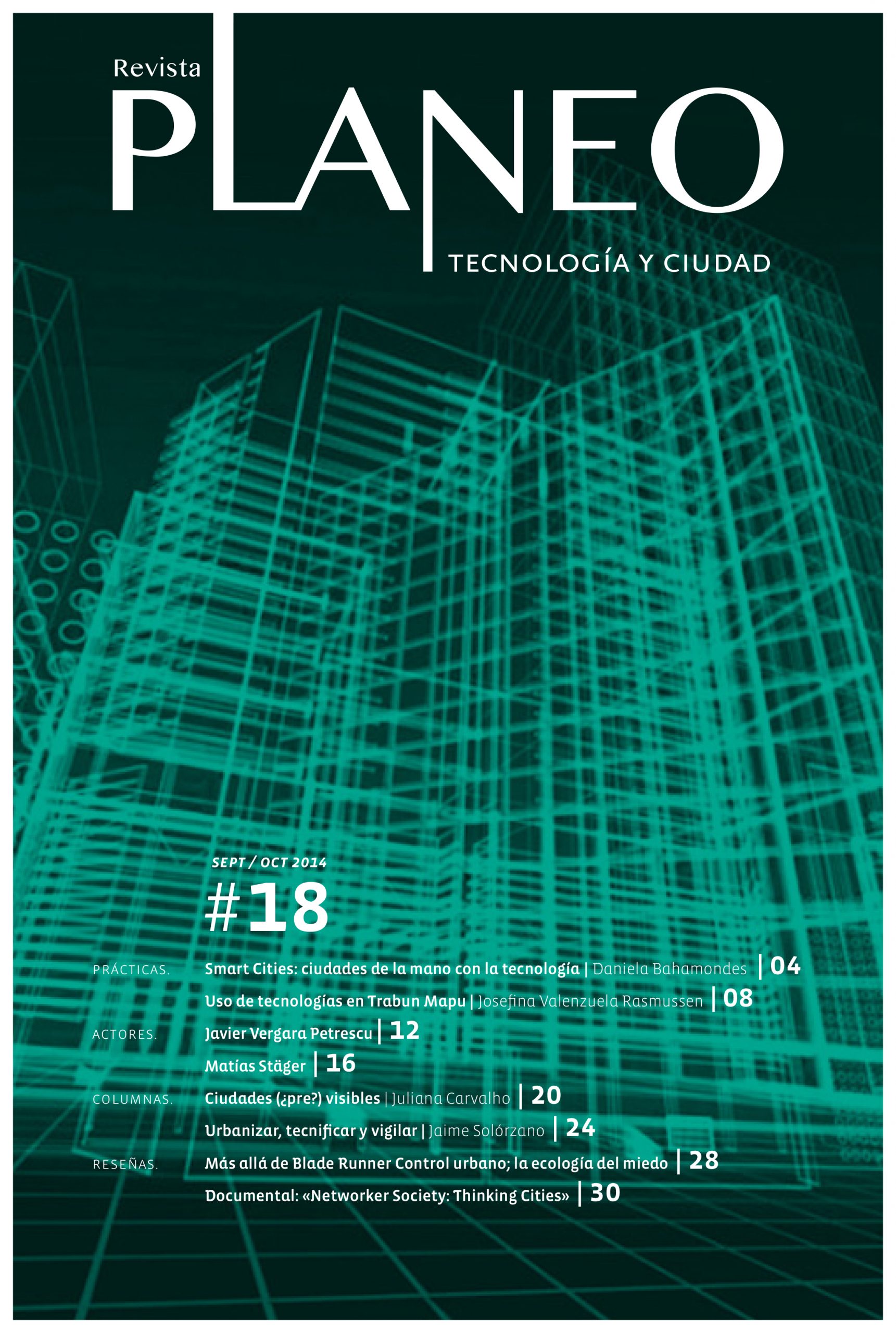 PLANEO 18 | Tecnología y Ciudad | Septiembre-Octubre 2014